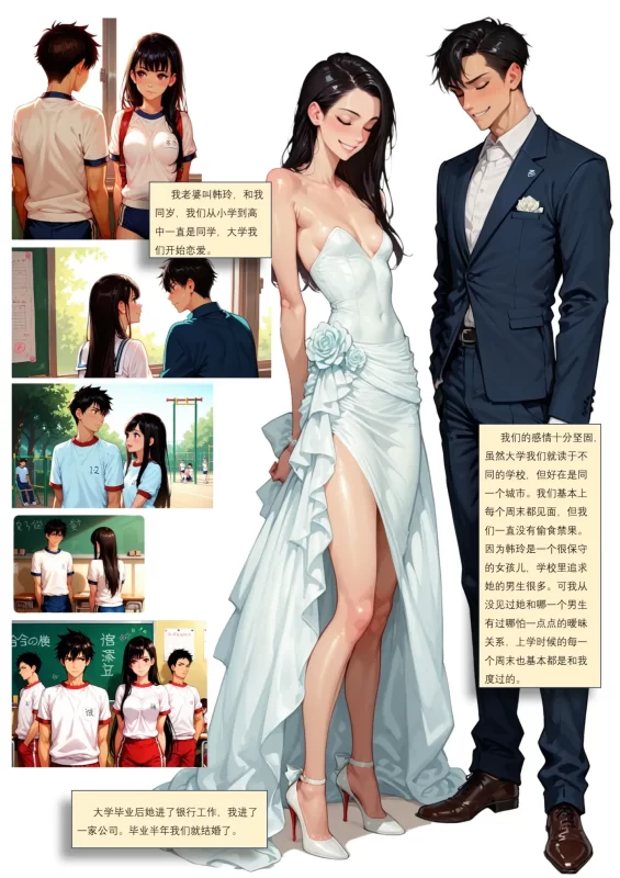 [3D全彩动漫] M2182 老婆的耻奸地狱01-03 [新作/120.5M]