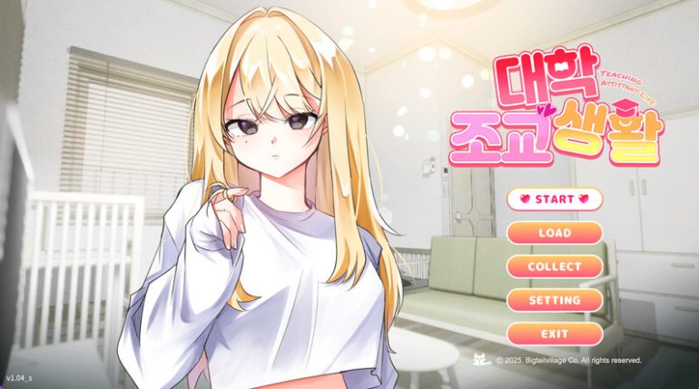 【PC/官中/养成/SLG游戏/1.1G】大学助教生活（Teaching Assistant Life）Ver1.11 官中步兵版+养成SLG游戏+1.1G