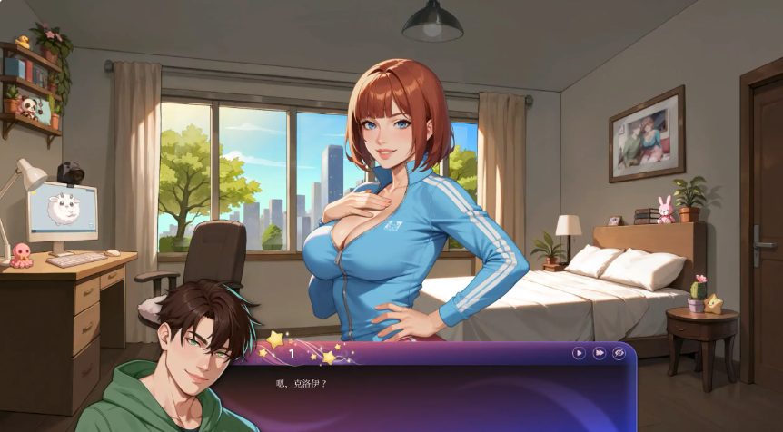 【PC/官中/日系/SLG游戏/1.51G】我的纸片人老婆直播爆红了 (My Waifu\\\'s Stream is Going Viral) 官方中文版+日系SLG游戏+1.51G