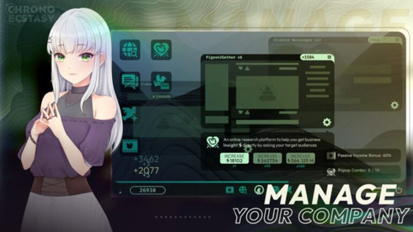 【PC/安卓/机翻/沙盒/SLG游戏/3.80G】 时间狂喜 时间停止 （Chrono Ecstasy） Ver0.3.3 机翻步兵版+沙盒SLG游戏+PC+安卓+3.80G