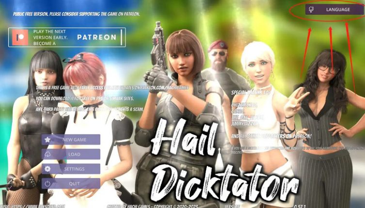 【PC/官中/欧美/3D/SLG游戏/6.81G】冰雹独裁者 (Hail Dicktator)Ver0.87.1 官中版+欧美3DSLG游戏+6.81G