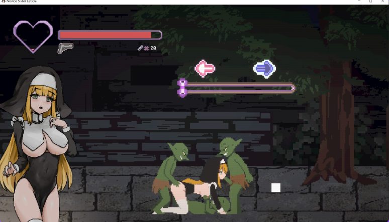 【PC/官中/日式/ACT游戏/300M】 新手修女莱蒂西亚 Novice Sister Leticia 测试 官中版+日式ACT游戏+300M